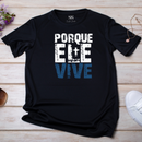Camiseta Feminina Porque Ele Vive