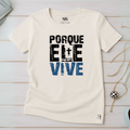 Camiseta Feminina Porque Ele Vive
