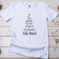 Camiseta Feminina Amor Alegria e Gratidão