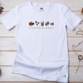 Camiseta Feminina Café e Jesus