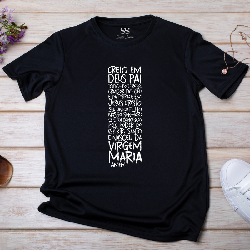 Camiseta Feminina Creio Em Deus Pai