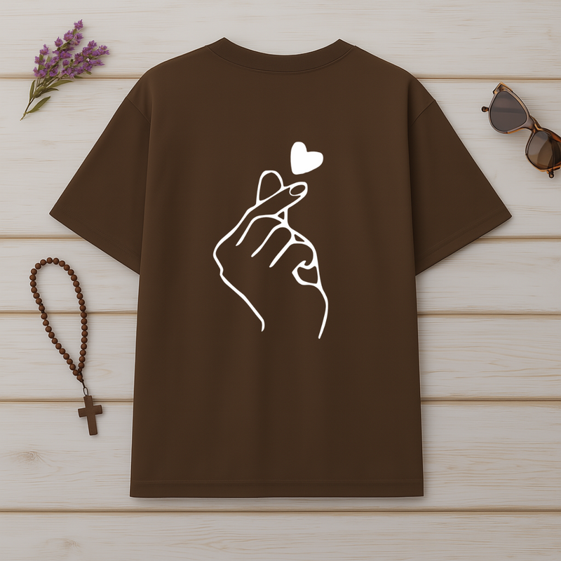 Camiseta Oversized Cruz Minimalista