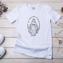 Camiseta Feminina Branca Ó Maria