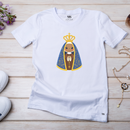 Camiseta Feminina Branca Nossa Senhora Desenho