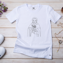 Camiseta Feminina Branca São Tomás de Aquino