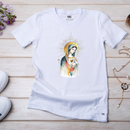 Camiseta Feminina Branca Santa Maria