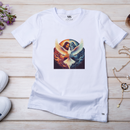 Camiseta Feminina Branca Jesus Pomba da Paz