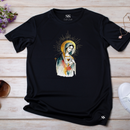 Camiseta Feminina Preta Santa Maria