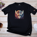 Camiseta Feminina Preta Jesus Pomba da Paz