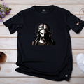 Camiseta Feminina Preta Jesus Arco