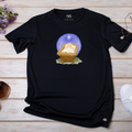 Camiseta Feminina Preta Nascimento Menino Jesus