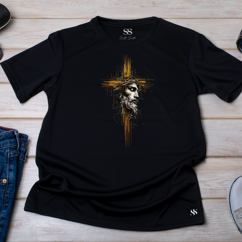 Camiseta Masculina Preta Jesus
