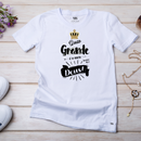 Camiseta Feminina Branca Deus é Grande
