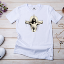 Camiseta Feminina Branca Calice Sagrado