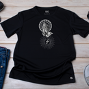 Camiseta Masculina Preta Terço Sagrado