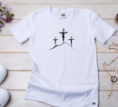 Camiseta Feminina Branca O Calvario