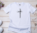 Camiseta Feminina Branca Fé