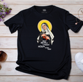 Camiseta Feminina Preta Santa Rita De Cássia