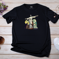 Camiseta Feminina Preta Cristo Redentor