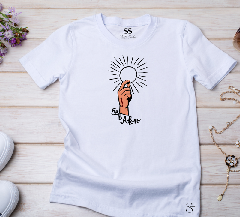 Camiseta Feminina Branca Pedaço Do Corpo Dele