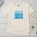 Camiseta Feminina Ele Ama, Perdoa E  Salva