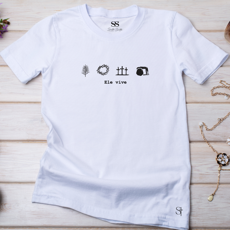 Camiseta Feminina Ele Vive