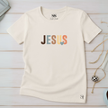 Camiseta Feminina Jesus  Letras