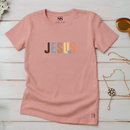 Camiseta Feminina Jesus  Letras