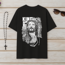 Camiseta Oversized Jesus Grafite