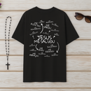 Camiseta Oversized Jesus Me Salvou