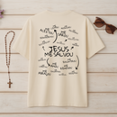 Camiseta Oversized Jesus Me Salvou
