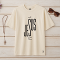 Camiseta Oversized Jesus A Cima De Todos