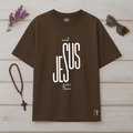 Camiseta Oversized Jesus A Cima De Todos