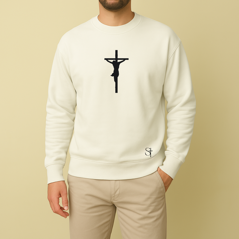 Moletom Masculino Off-White Cruz Jesus