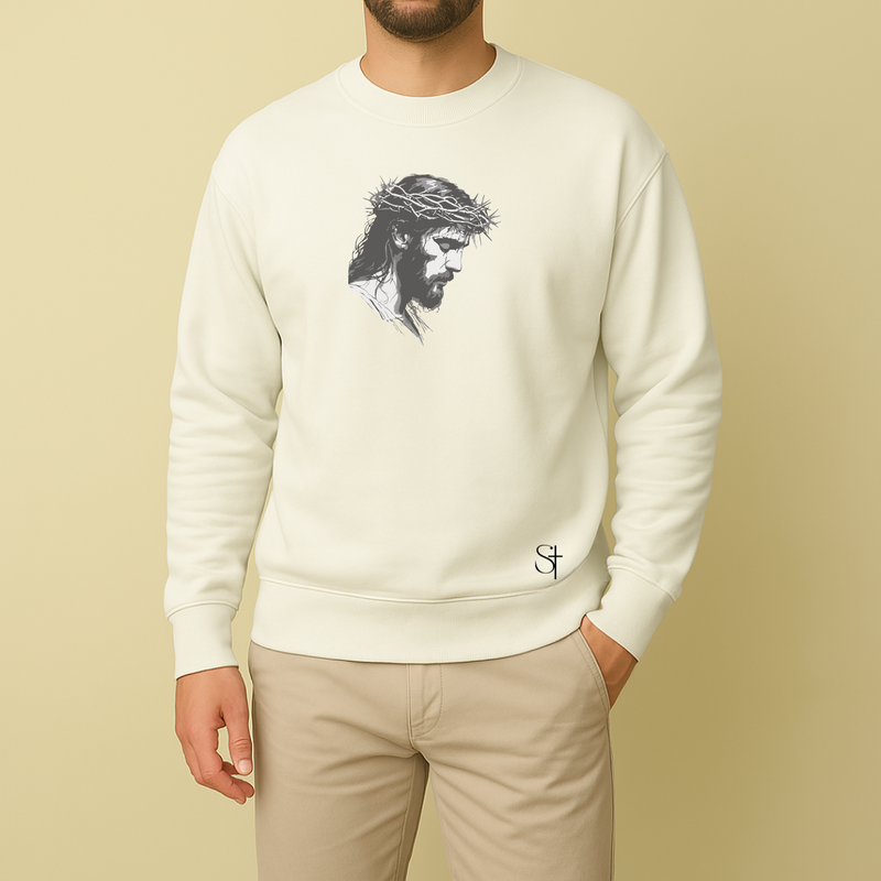 Moletom Masculino Off-White Jesus Face