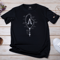 Camiseta Feminina Terço Nossa Senhora