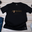 Camiseta Masculina Com Ele Nada É Impossível.