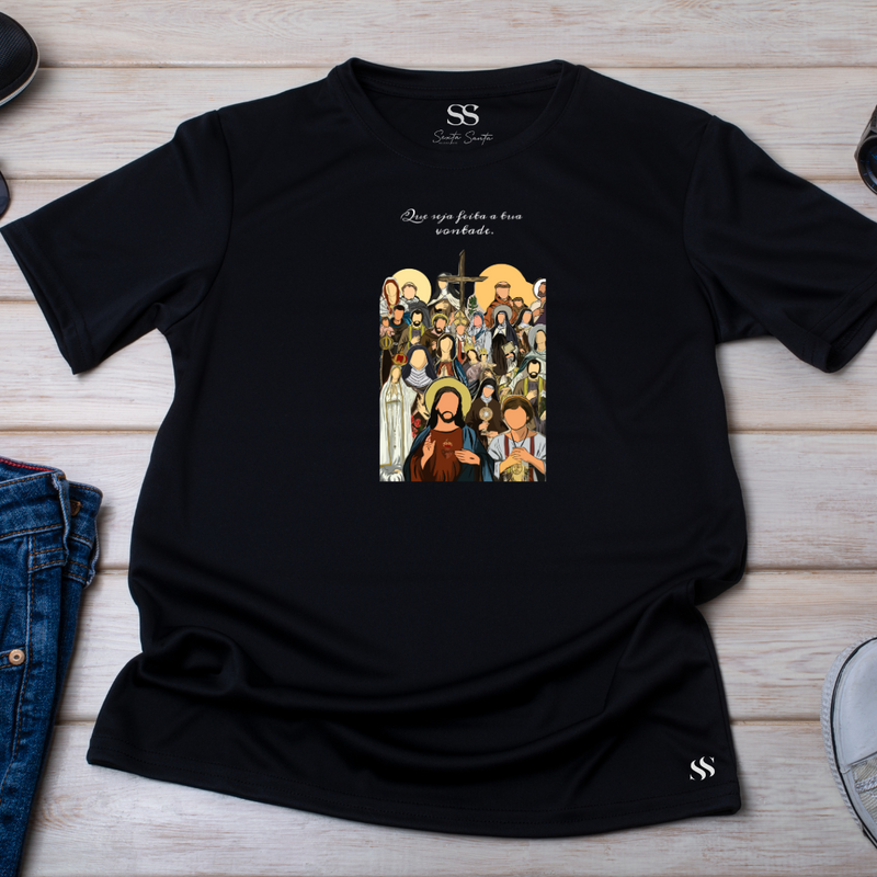 Camiseta Masculina Preta Que Seja Feita Sua Vontade