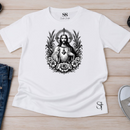 Camiseta Masculina Preta Sagrado Coração De Jesus