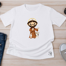Camiseta Masculina Branca São Francisco Desenho