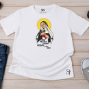 Camiseta Masculina Branca Santa Rita De Cássia