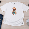Camiseta Masculina Branca Noé Desenho