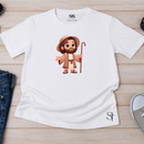 Camiseta Masculina Branca Moisés Desenho