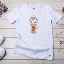 Camiseta Feminina Branca Apóstolo Desenho