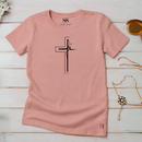 Camiseta Feminina Rosa Fé