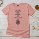 Camiseta Feminina Rosa Escrita São Bento