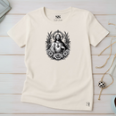 Camiseta Feminina Off-White Sagrado Coração De Deus