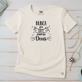 Camiseta Feminina Off-White Sempre Foi Deus