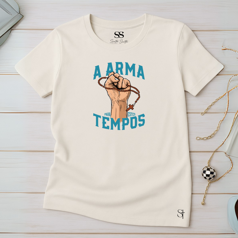 Camiseta Feminina Off-White Arma Desses Tempos