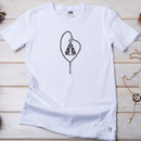 Camiseta Feminina Branca Rosário Nossa Senhora